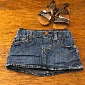Baby gap denim skirt 6-12 month